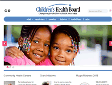 Tablet Screenshot of childrenshealthboard.org